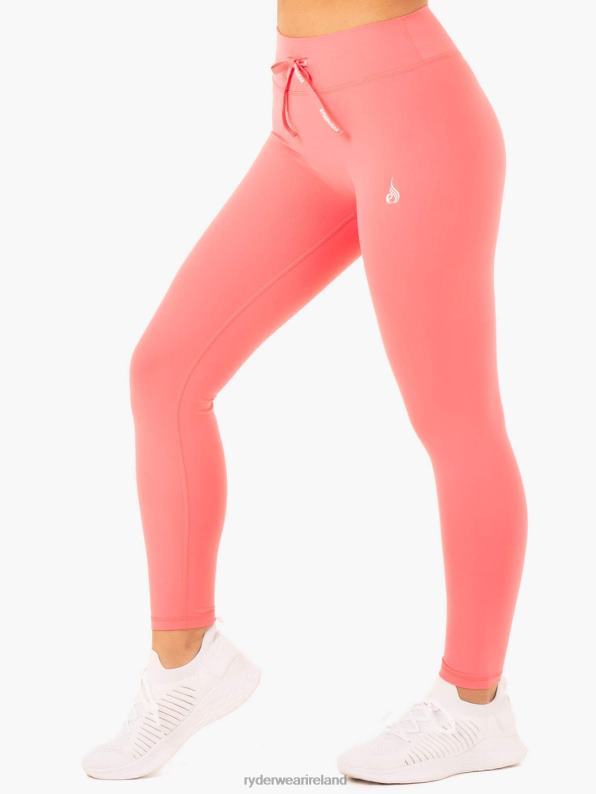 Ryderwear Replay High Waisted Leggings Coral Women Clothing 4Z2T104