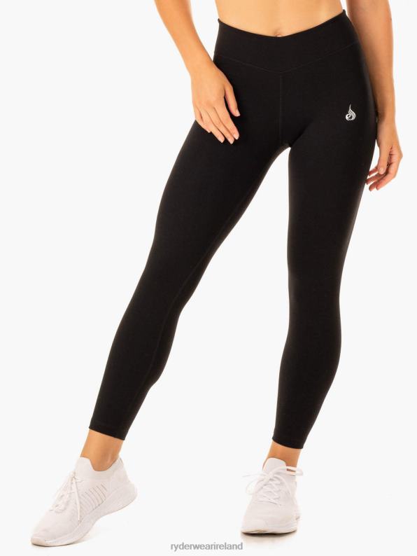 Ryderwear Revival Scrunch Bum Leggings Black Women Clothing 4Z2T96