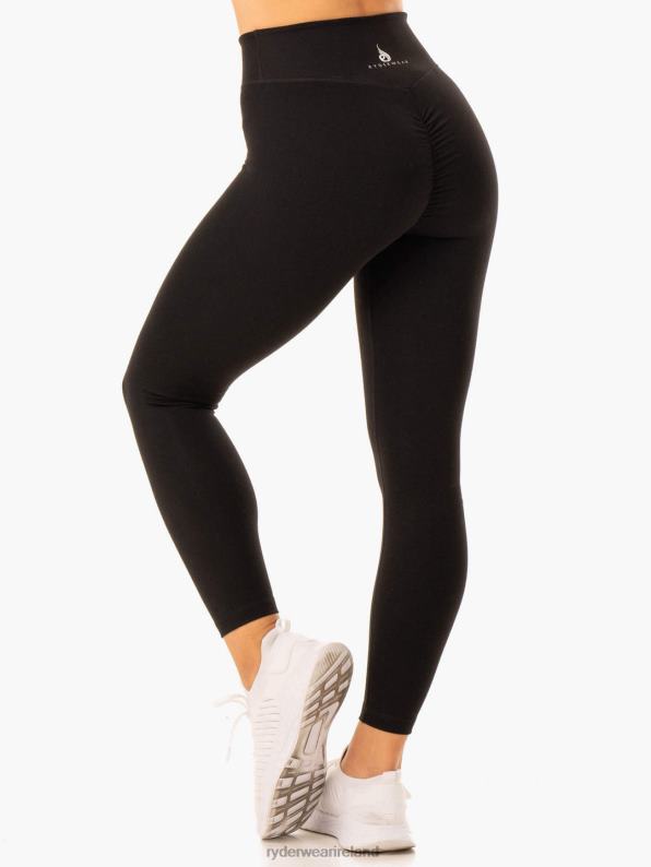 Ryderwear Revival Scrunch Bum Leggings Black Women Clothing 4Z2T96