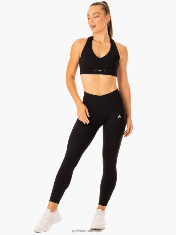 Ryderwear Revival Scrunch Bum Leggings Black Women Clothing 4Z2T96