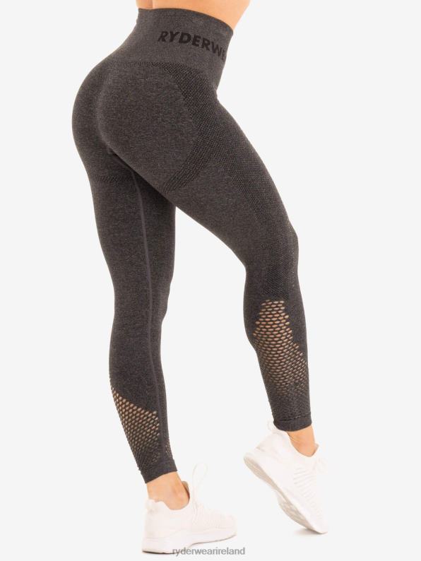 Ryderwear Seamless Staples Leggings Charcoal Marl Women Clothing 4Z2T178