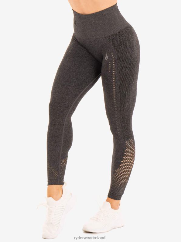 Ryderwear Seamless Staples Leggings Charcoal Marl Women Clothing 4Z2T178