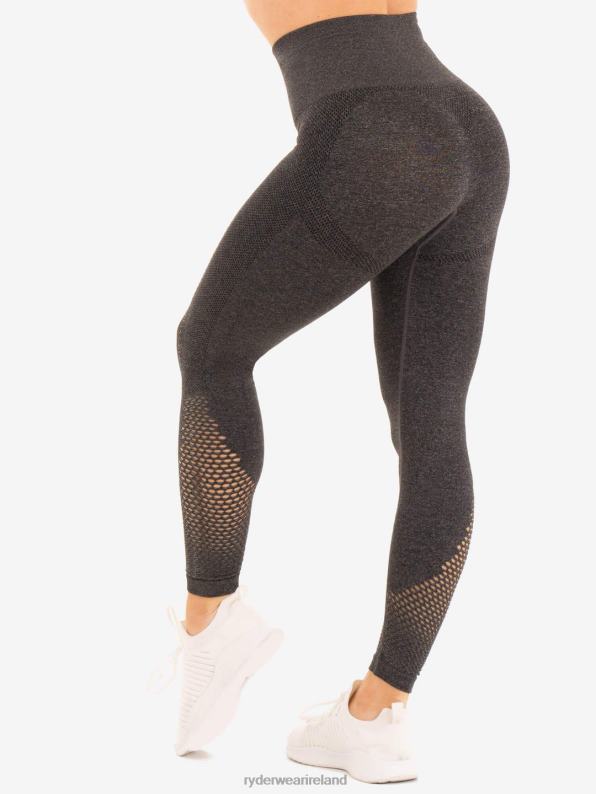 Ryderwear Seamless Staples Leggings Charcoal Marl Women Clothing 4Z2T178