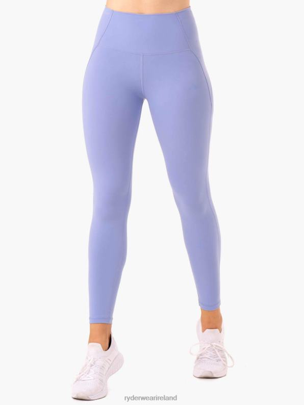 Ryderwear Sola High Waisted Leggings Purple Women Clothing 4Z2T145