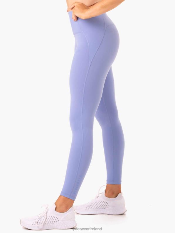 Ryderwear Sola High Waisted Leggings Purple Women Clothing 4Z2T145
