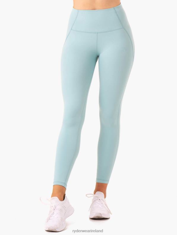 Ryderwear Sola High Waisted Leggings Seafoam Blue Women Clothing 4Z2T146