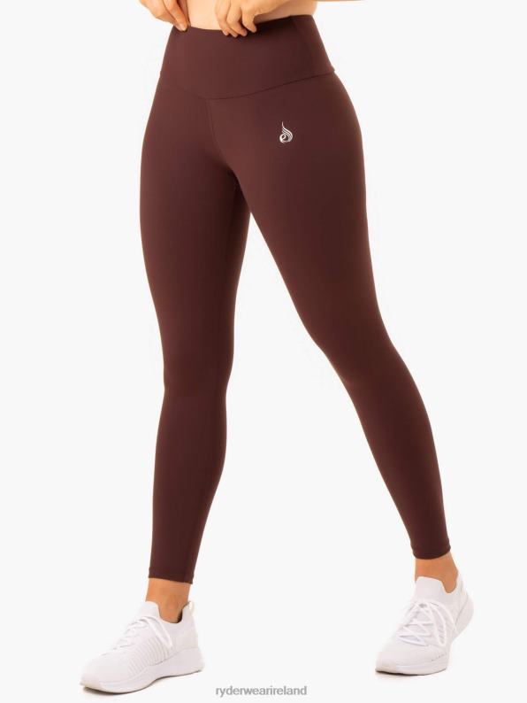 Ryderwear Staples Scrunch Bum Leggings Chocolate Women Clothing 4Z2T156