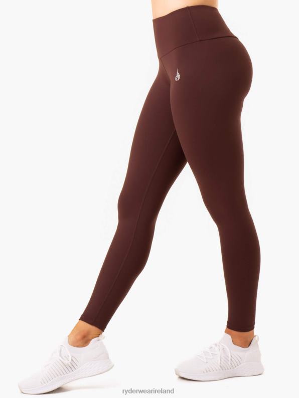 Ryderwear Staples Scrunch Bum Leggings Chocolate Women Clothing 4Z2T156