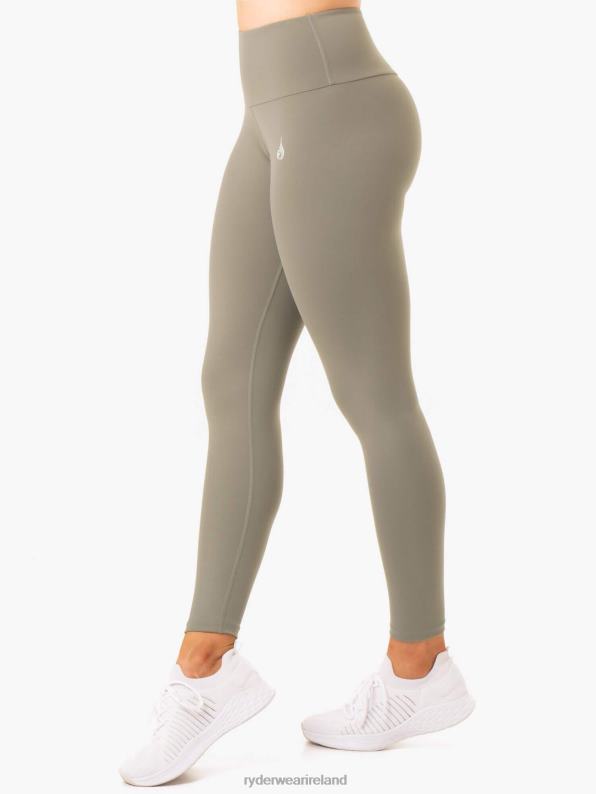 Ryderwear Staples Scrunch Bum Leggings Khaki Women Clothing 4Z2T155