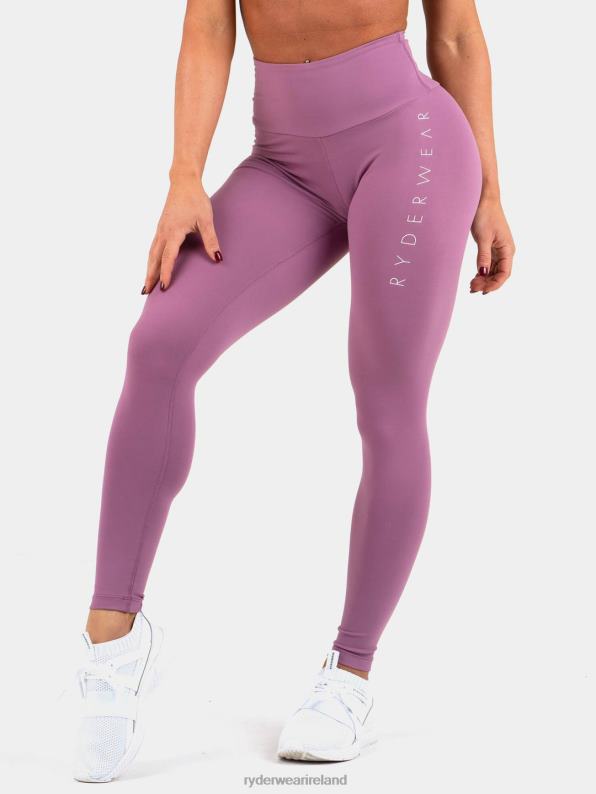 Ryderwear Staples Scrunch Bum Leggings Purple Women Clothing 4Z2T177