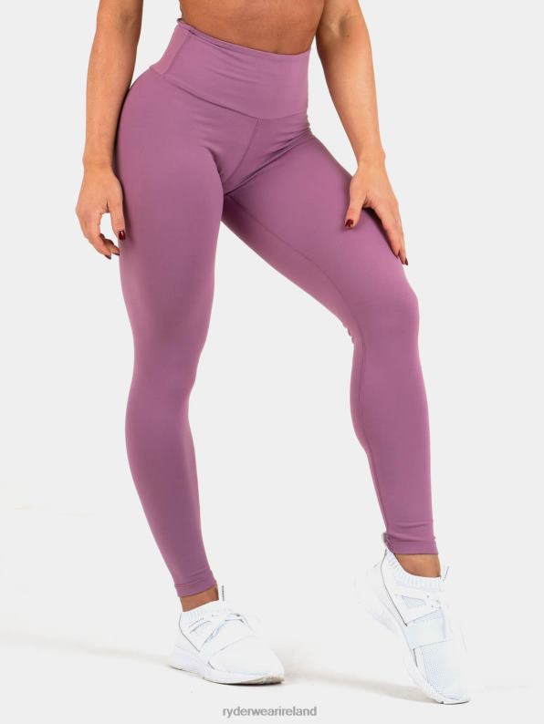 Ryderwear Staples Scrunch Bum Leggings Purple Women Clothing 4Z2T177