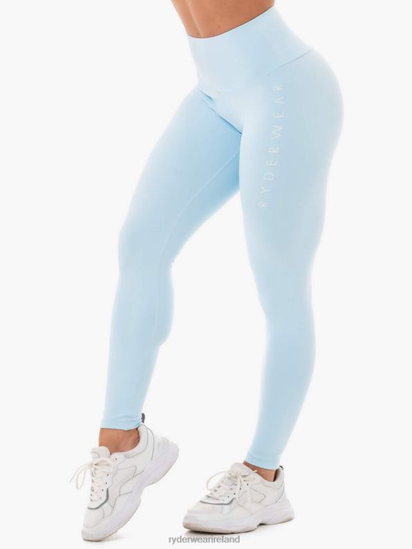 Ryderwear Staples Scrunch Bum Leggings Sky Blue Women Clothing 4Z2T1114