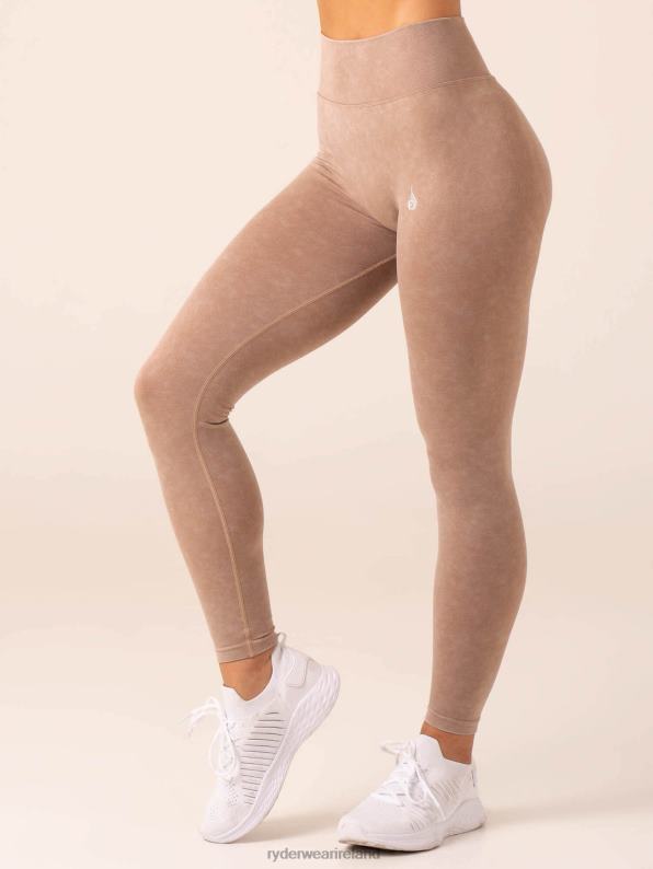 Ryderwear Stonewash Scrunch Seamless Leggings Tan Stonewash Women Clothing 4Z2T9