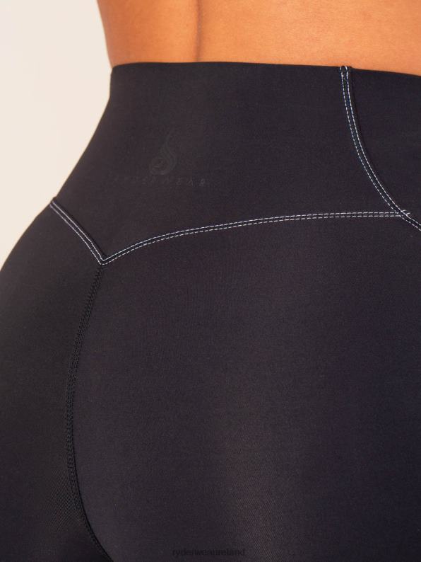 Ryderwear Stride High Waisted Leggings Black Women Clothing 4Z2T35