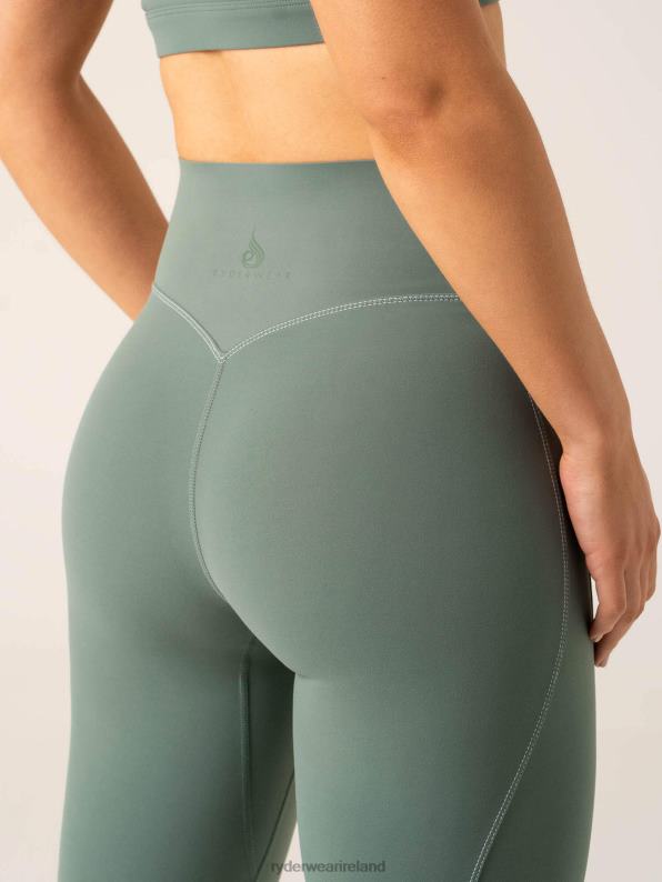 Ryderwear Stride High Waisted Leggings Sage Women Clothing 4Z2T33