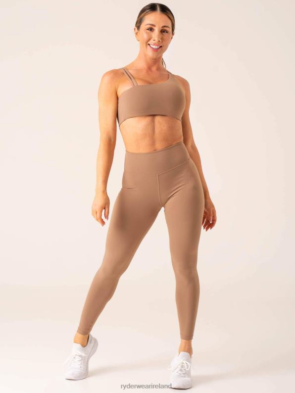 Ryderwear Unstoppable High Waisted Scrunch Leggings Mocha Women Clothing 4Z2T42