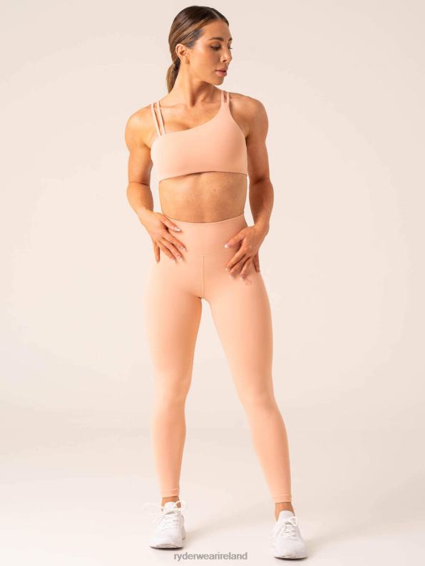 Ryderwear Unstoppable High Waisted Scrunch Leggings Peach Women Clothing 4Z2T41