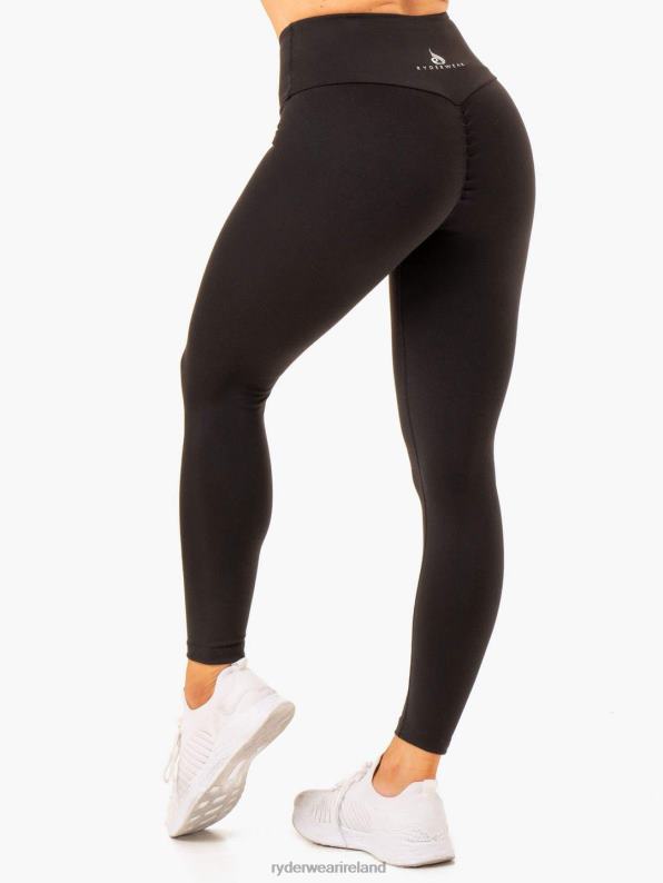 Ryderwear Vital High Waisted Scrunch Leggings Black Women Clothing 4Z2T113