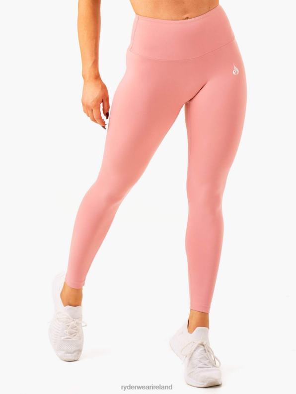 Ryderwear Vital High Waisted Scrunch Leggings Blush Pink Women Clothing 4Z2T114
