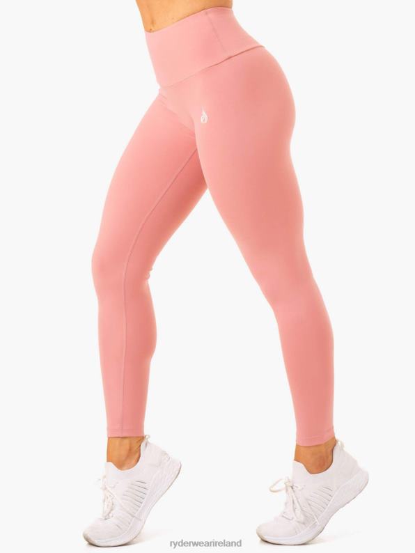 Ryderwear Vital High Waisted Scrunch Leggings Blush Pink Women Clothing 4Z2T114