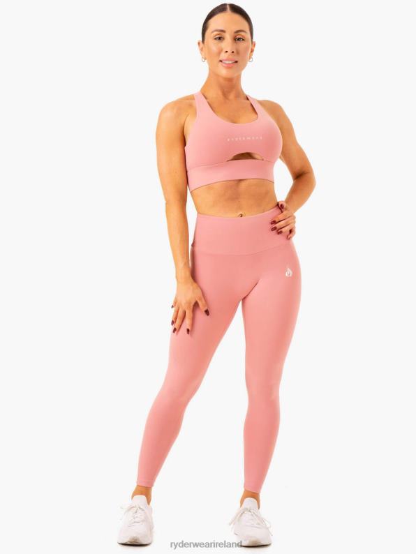 Ryderwear Vital High Waisted Scrunch Leggings Blush Pink Women Clothing 4Z2T114