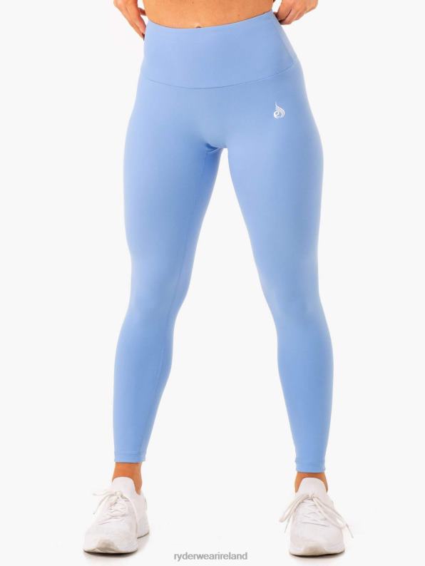Ryderwear Vital High Waisted Scrunch Leggings Sky Blue Women Clothing 4Z2T116