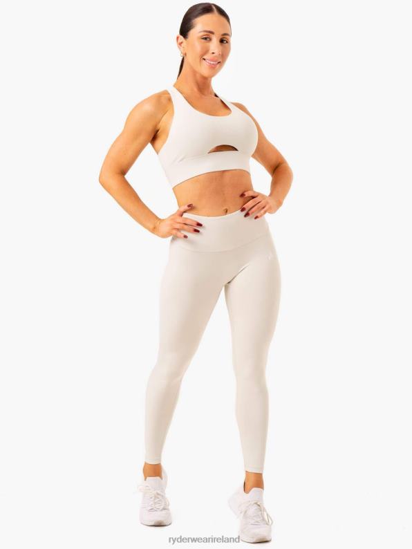 Ryderwear Vital High Waisted Scrunch Leggings Snow Grey Women Clothing 4Z2T118