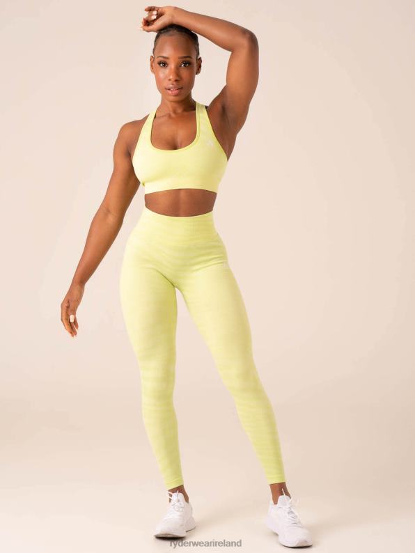 Ryderwear Zebra Seamless Leggings Lime Zebra Women Clothing 4Z2T18