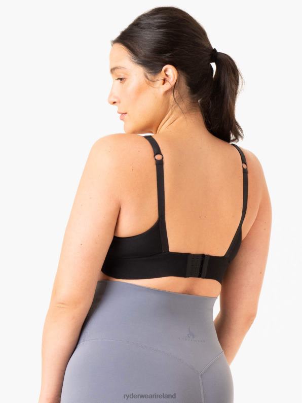 Ryderwear Active Bump Sports Bra Black Women Clothing 4Z2T297