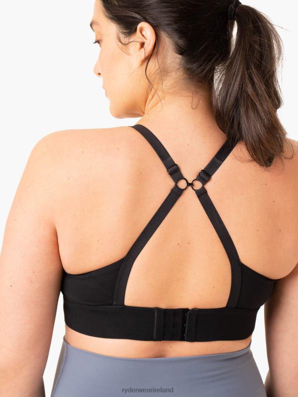 Ryderwear Active Bump Sports Bra Black Women Clothing 4Z2T297