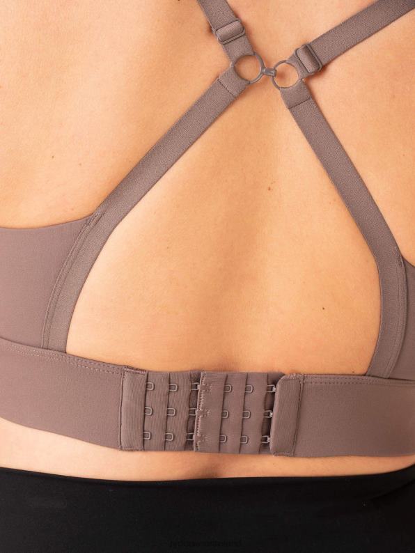 Ryderwear Active Bump Sports Bra Chocolate Women Clothing 4Z2T296