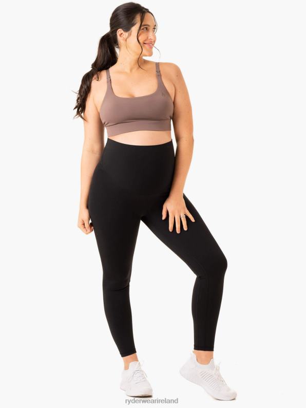 Ryderwear Active Bump Sports Bra Chocolate Women Clothing 4Z2T296