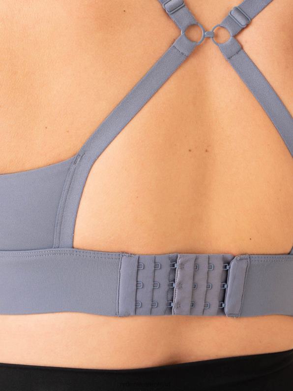 Ryderwear Active Bump Sports Bra Steel Blue Women Clothing 4Z2T295