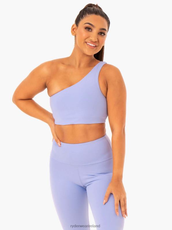 Ryderwear Adapt One Shoulder Sports Bra Lavender Women Clothing 4Z2T427