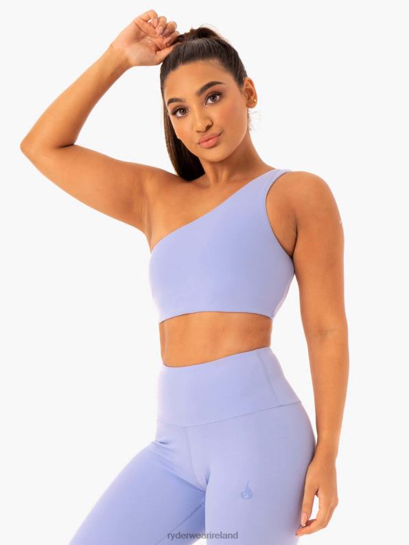 Ryderwear Adapt One Shoulder Sports Bra Lavender Women Clothing 4Z2T427