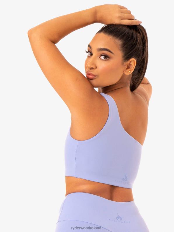 Ryderwear Adapt One Shoulder Sports Bra Lavender Women Clothing 4Z2T427