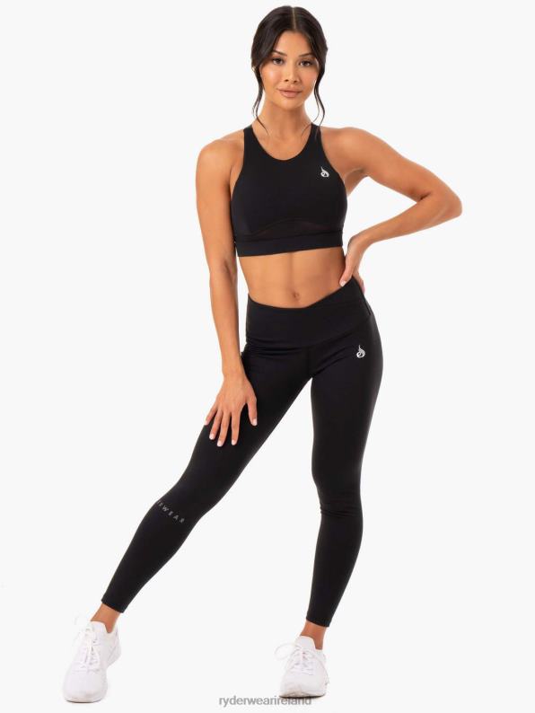 Ryderwear Amazon Mesh Sports Bra Black Women Clothing 4Z2T431