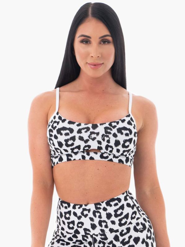 Ryderwear Animal Sports Bra Snow Leopard Women Clothing 4Z2T507