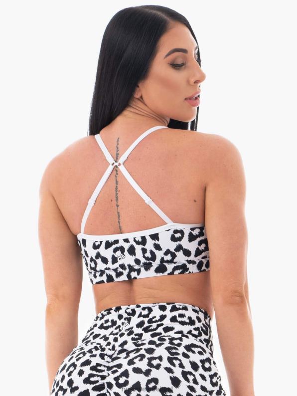 Ryderwear Animal Sports Bra Snow Leopard Women Clothing 4Z2T507