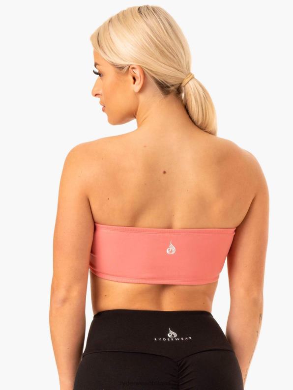 Ryderwear Bandeau Sports Bra Pink Women Clothing 4Z2T400