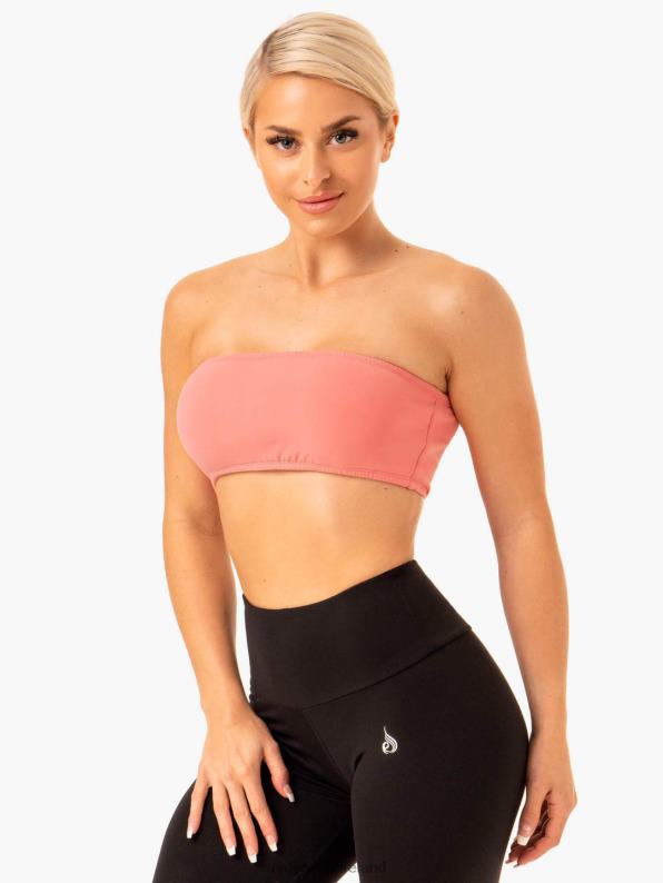 Ryderwear Bandeau Sports Bra Pink Women Clothing 4Z2T400