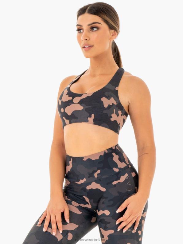 Ryderwear Camo Sports Bra Rose Camo Women Clothing 4Z2T444