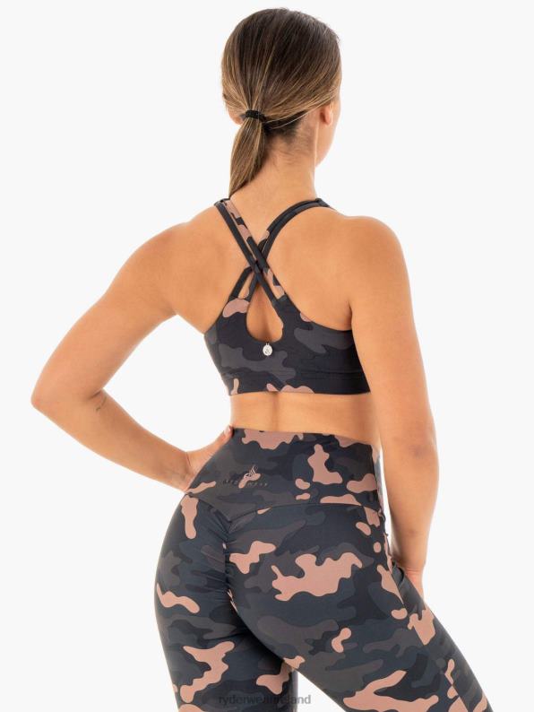 Ryderwear Camo Sports Bra Rose Camo Women Clothing 4Z2T444