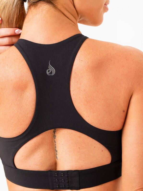 Ryderwear Critical High Impact Sports Bra Black Women Clothing 4Z2T299