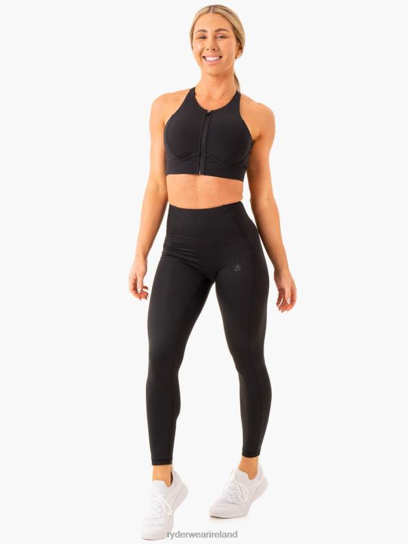 Ryderwear Critical High Impact Sports Bra Black Women Clothing 4Z2T299