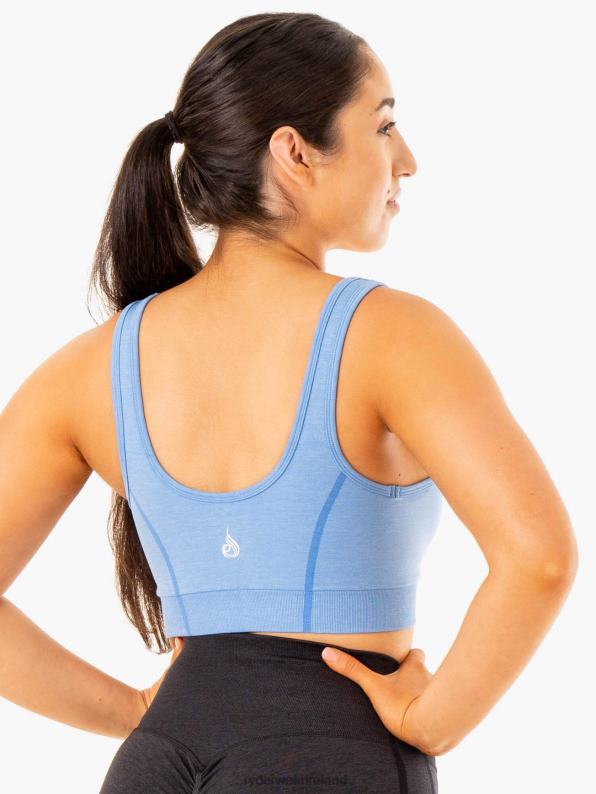 Ryderwear Enhance Seamless Sports Bra Blue Women Clothing 4Z2T336