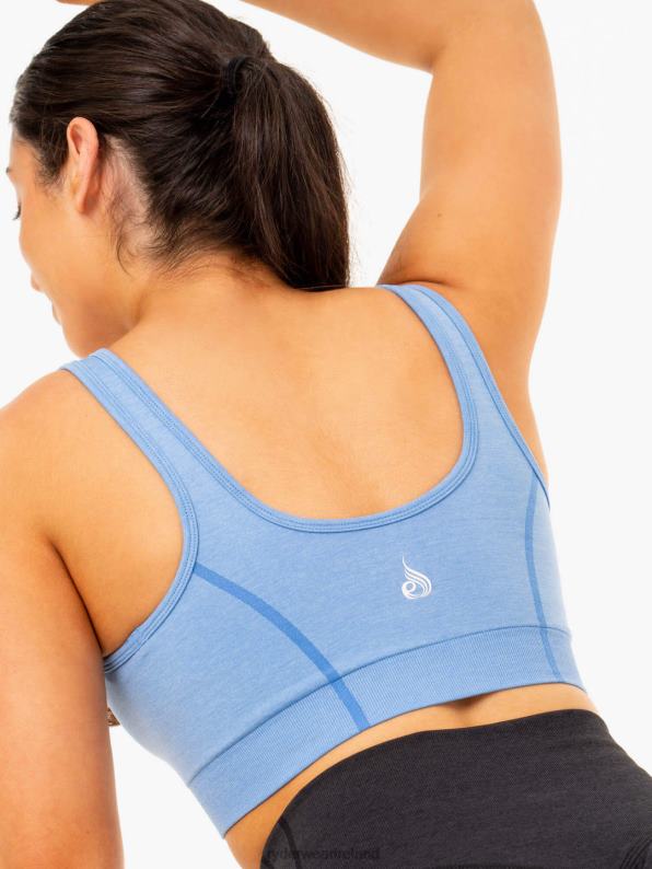 Ryderwear Enhance Seamless Sports Bra Blue Women Clothing 4Z2T336