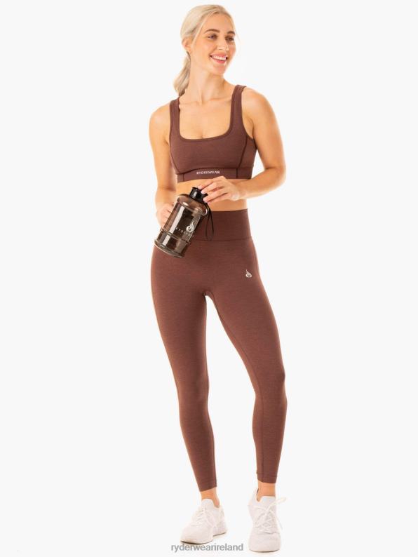 Ryderwear Enhance Seamless Sports Bra Chocolate Women Clothing 4Z2T337