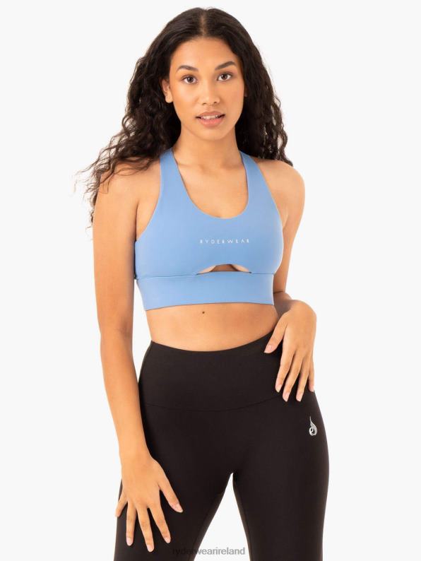 Ryderwear Focus Contour Sports Bra Sky Blue Women Clothing 4Z2T372