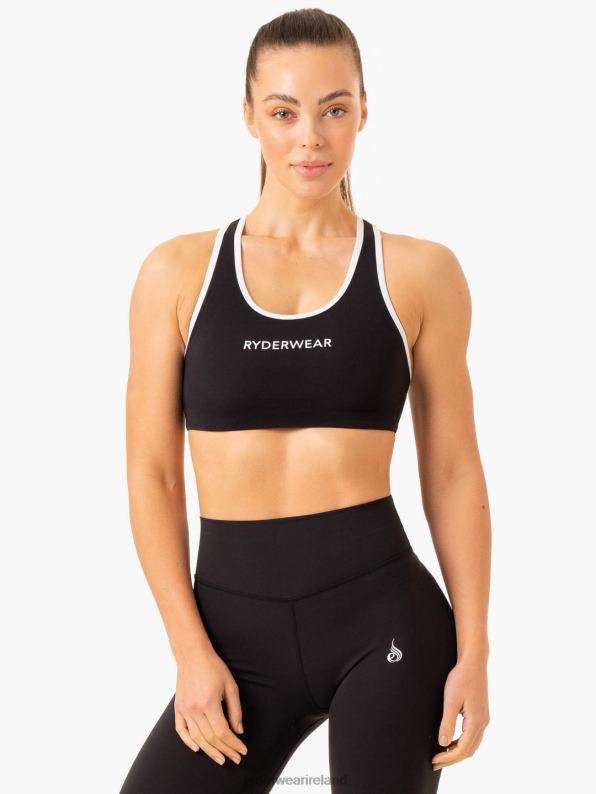 Ryderwear Frequency High Impact Sports Bra Black Women Clothing 4Z2T279